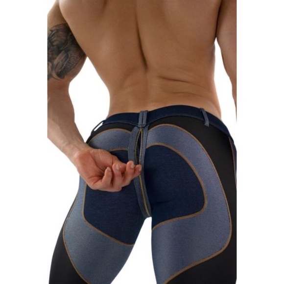 Wildgods / Differio Stretch Denim Jeans Large 180 Zipper Low Rise Denim Jeggings - Picture 5 of 10